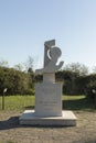 Pasolini death monument in ostia
